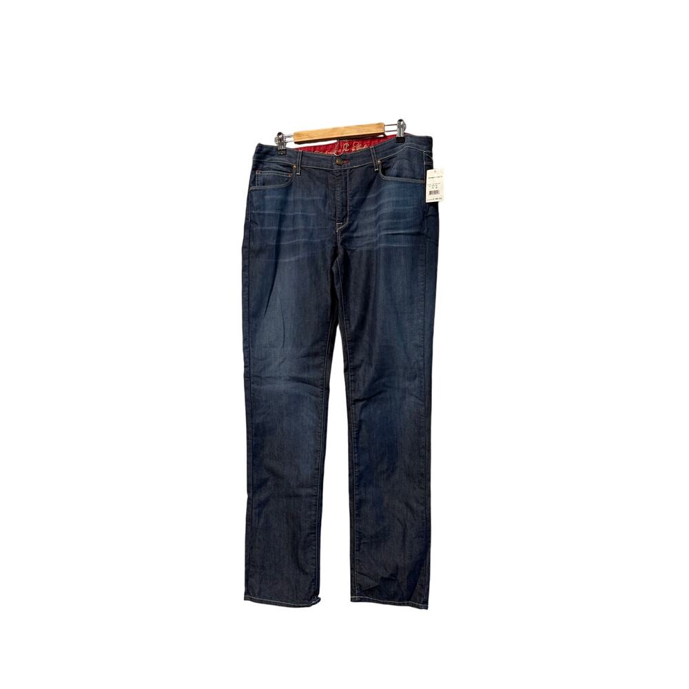 CJ by Cookie Johnson Faith Straight denim jeans washed blue Sz 34 silky vtg - Picture 3 of 12